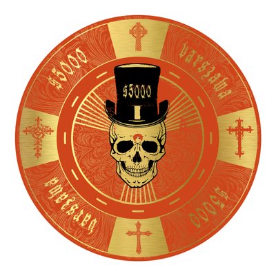 PokerChip $5000, 2015 by Francois Domain